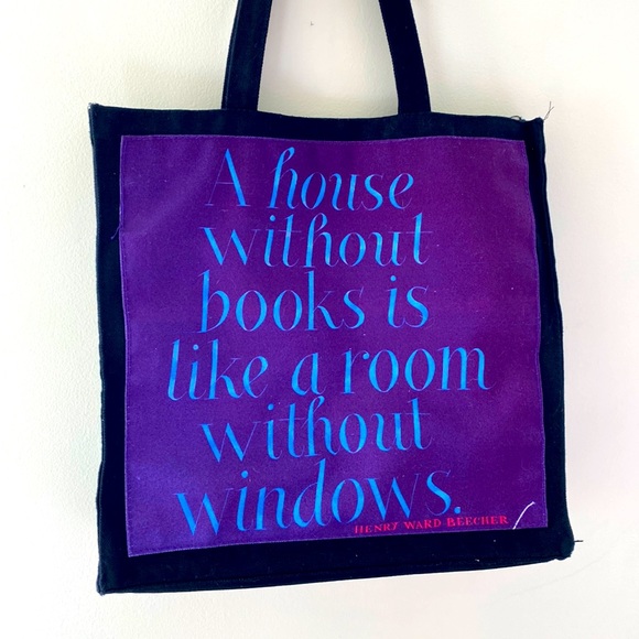 Barnes & Noble Bags Barnes Noble Twosided Book Quote Tote Bag